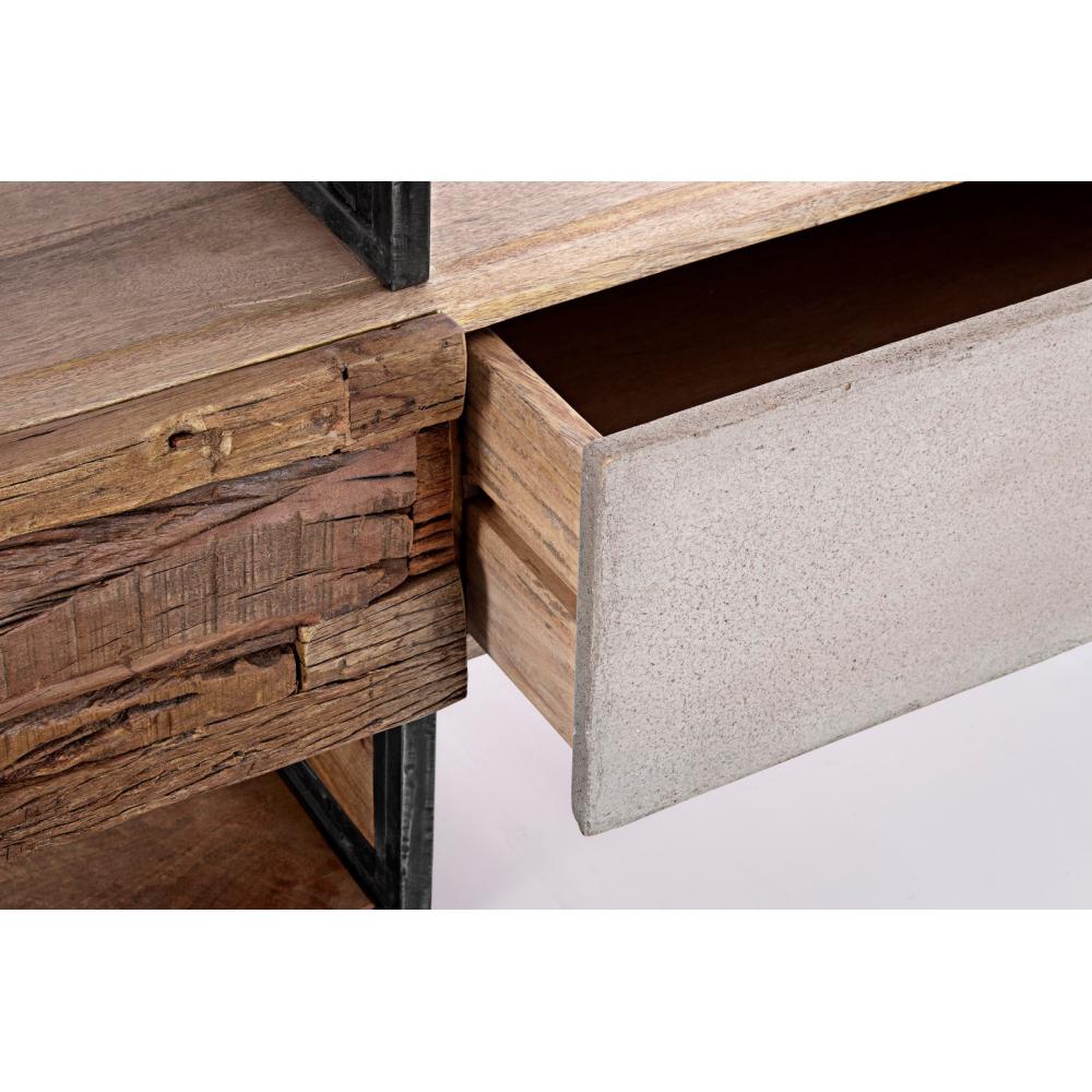 design egyedi tv szekreny modern artdeco minimal termeszetes fa butor skandinav haloszoba tarolo vaslabu kulonleges ujrahasznositott butorok formavivendi lakberendezes akacfa.jpg